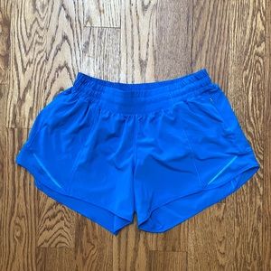 Lululemon Hotty Hot Low-Rise Lined 4” short.